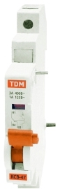 TDM ELECTRIC SQ0206-0197 Контакт состояния КСВ47 на DIN-рейку TDM